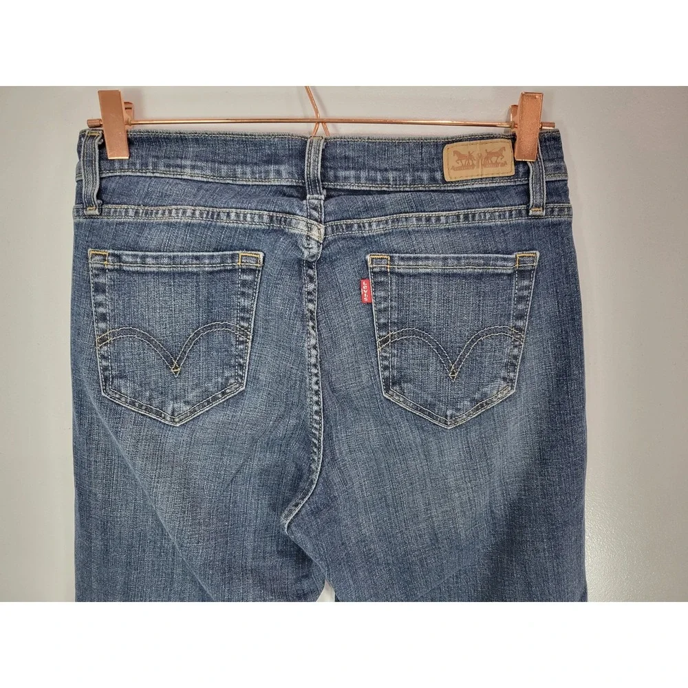Levis 529 Curvy Bootcut Jeans Womens 10M W30 L32 Medium Wash Blue Denim Mid Rise
